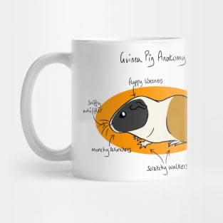 Guinea Pig Anatomy Mug